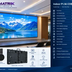 Indoor P1.56 COB LED Screen